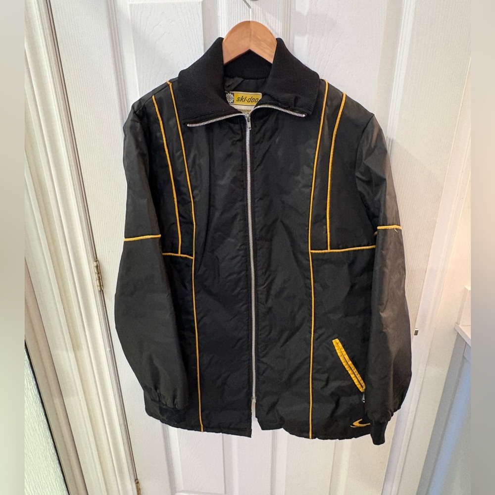 Vintage skidoo Black and Yellow womens Jacket